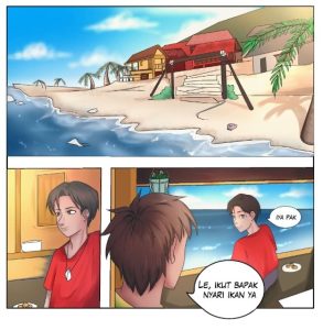 Komik digital berjudul “Si Pembandel,” yang mengangkat tema “The Future Of Coastal Communities.”